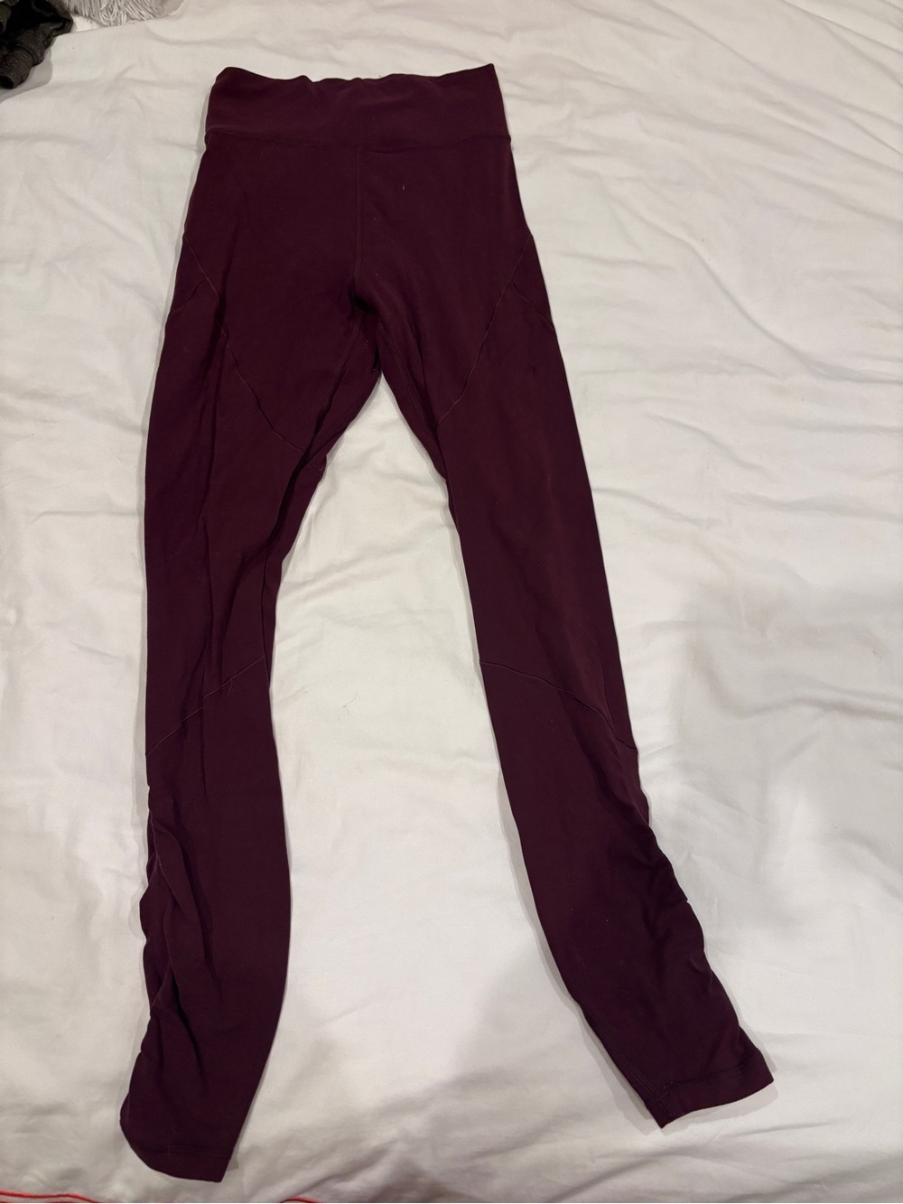lululemon athletica Deep Burgundy High-Waist Leggings